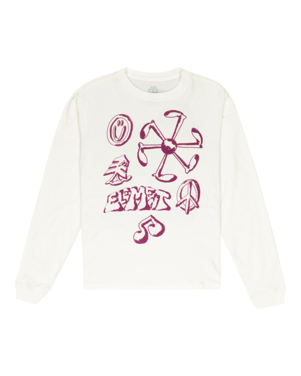 0 Music In My Ears - Long Sleeve T-Shirt for Women  ELJZT00132 Element