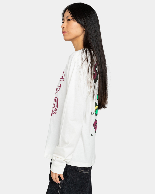 3 Music In My Ears - Long Sleeve T-Shirt for Women  ELJZT00132 Element
