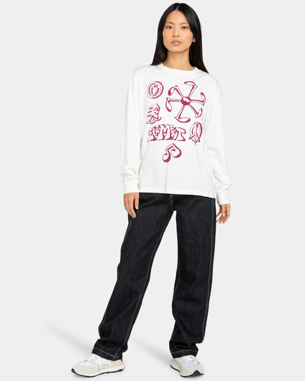 5 Music In My Ears - Long Sleeve T-Shirt for Women  ELJZT00132 Element