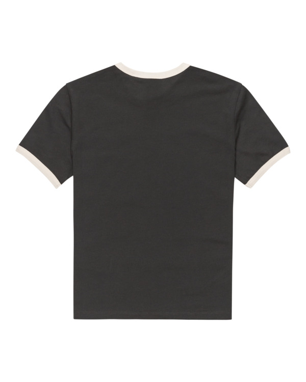 6 Yarnhill Ringer - Short Sleeves T-Shirt for Women Black ELJZT00138 Element