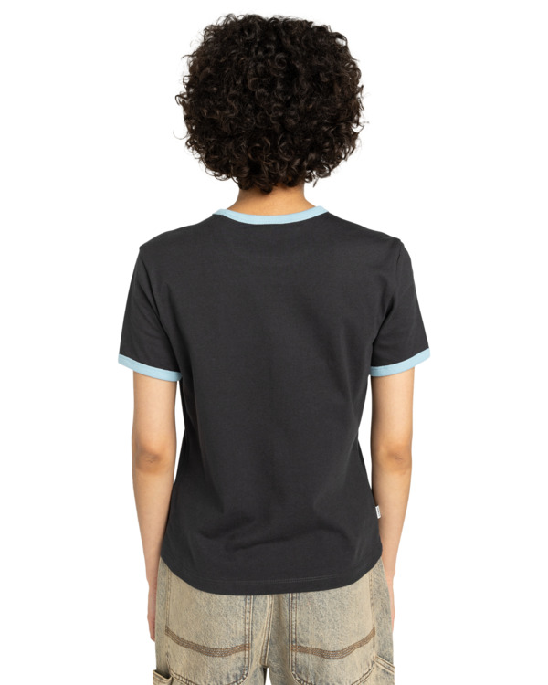 4 Second Nature Ringer W - T-Shirt für Frauen Schwarz ELJZT00140 Element