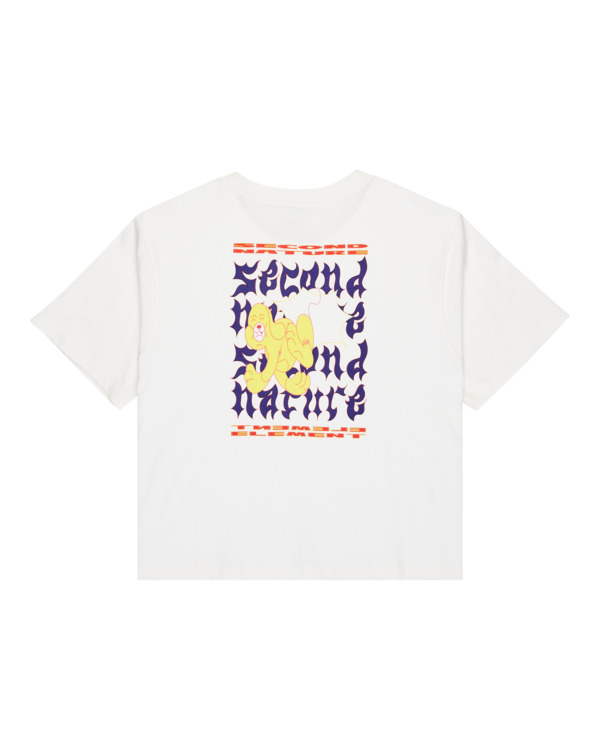 7 Second Nature W - Short Sleeve T-Shirt for Women White ELJZT00142 Element