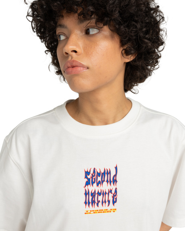 2 Second Nature W - Short Sleeve T-Shirt for Women White ELJZT00142 Element