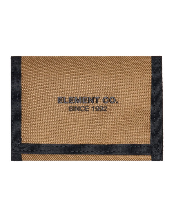 0 Element Co - Tri-Fold Wallet for Men Brown ELYAA00203 Element