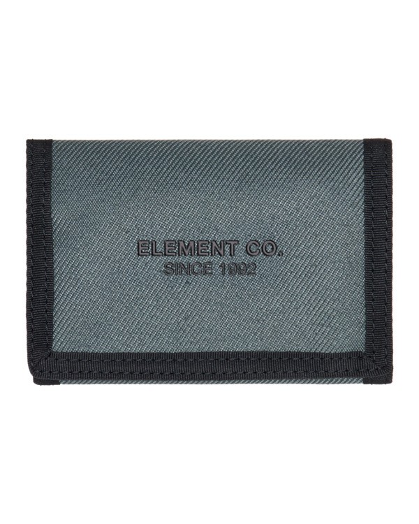 0 Element Co - Tri-Fold Wallet for Men Black ELYAA00203 Element