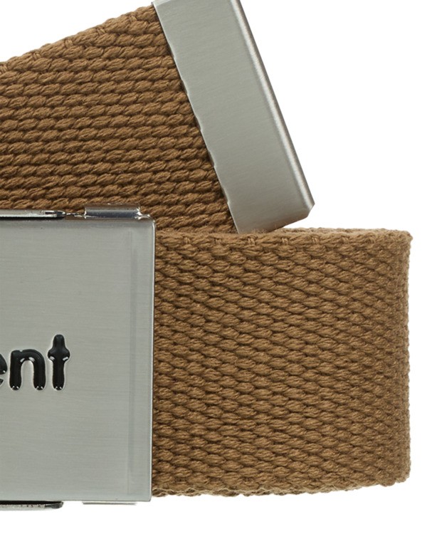 1 Lowcase Webbing - Ceinture tiss&eacute;e Marron ELYAA00212 Element