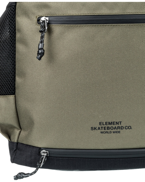 2 Ground - Großer Skate-Rucksack mit Rollverschluss Grün ELYBP00149 Element