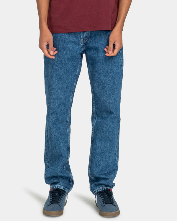 Generisch Pantaloni Casual Da Uomo, Jeans Da Uomo, Vestibilità Normale, Comodi Jeans In Maglia Elasticizzata, Gamba Dritta, Pantaloni Per Il Tempo Libero Per Uomo E Uomo, Caffè, 46