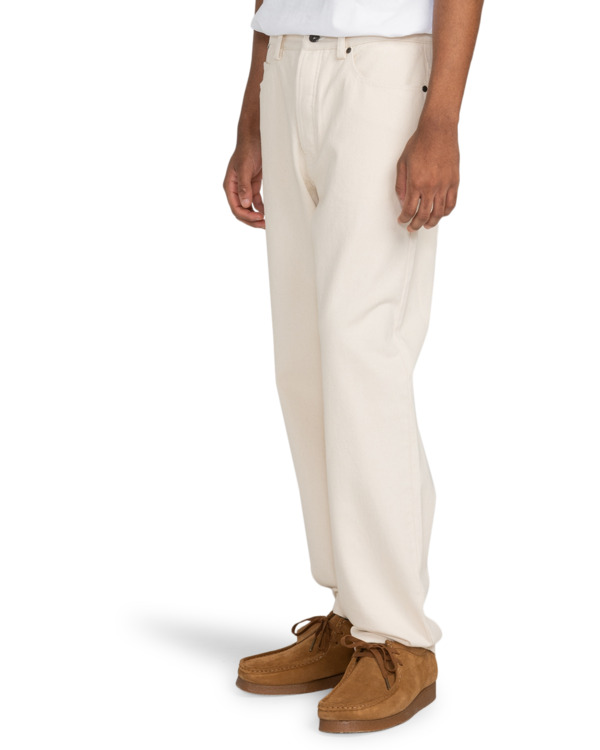 3 Relax - Denim Pants for Men White ELYDP00120 Element