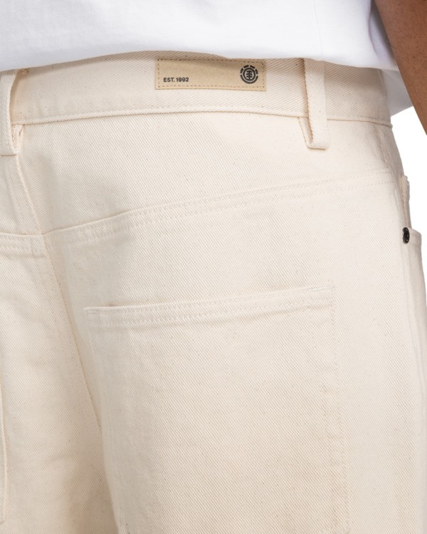 5 Relax - Denim Pants for Men White ELYDP00120 Element