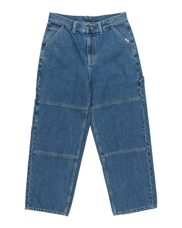 7 Carpenter - Pantaloni con taglio carpentiere da Uomo Blue ELYDP00122 Element