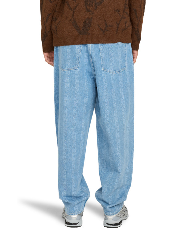 5 Big 5 Denim - Calças de ganga para Homem Azul ELYDP00129 Element