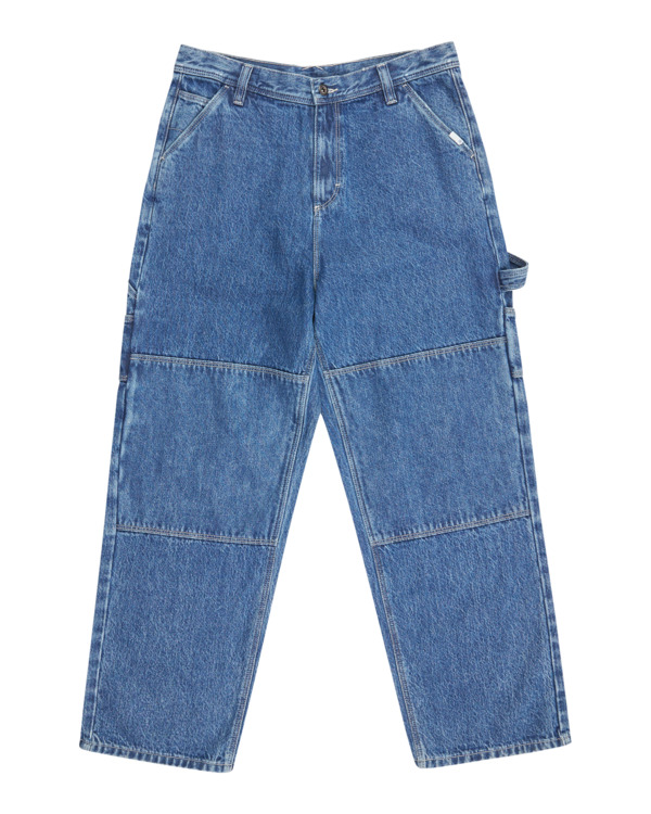 6 Big Carpenter Denim - Pantalon baggy pour Homme Bleu ELYDP00130 Element