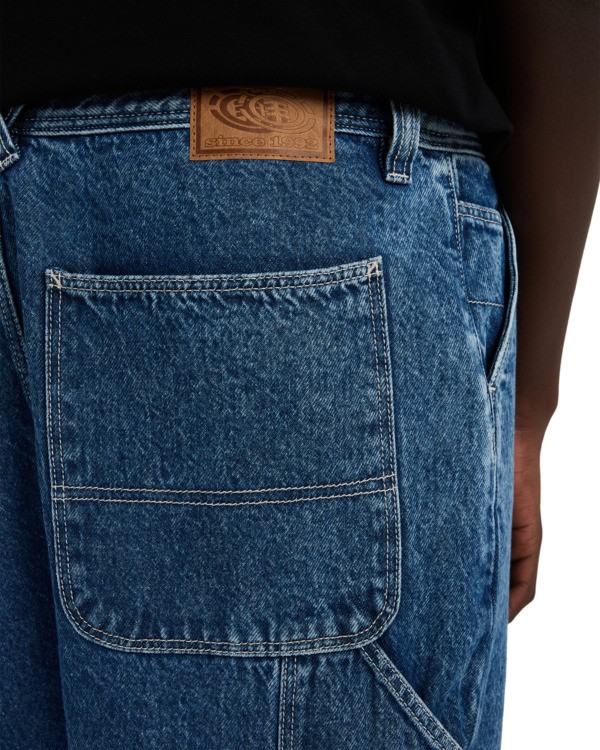 3 Big Carpenter Denim - Pantalon baggy pour Homme Bleu ELYDP00130 Element