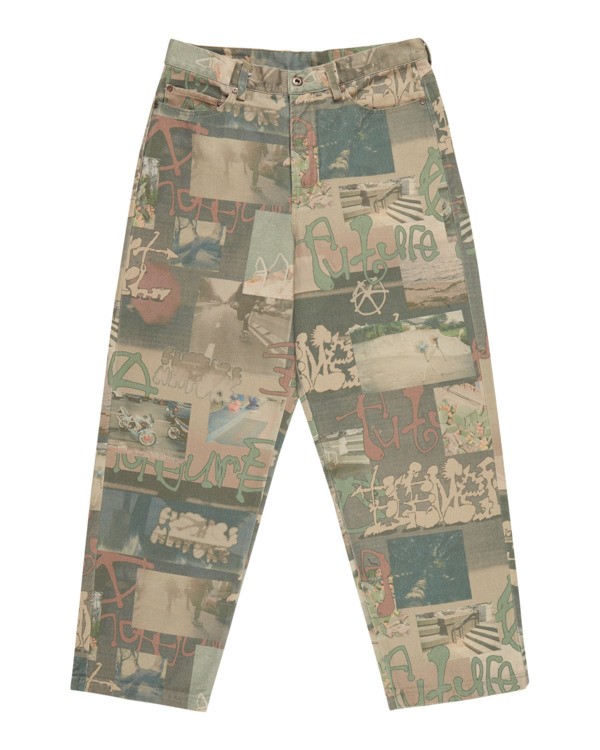 0 Big 5 - Jeans mit weitem Fit f&uuml;r M&auml;nner Braun ELYDP00137 Element