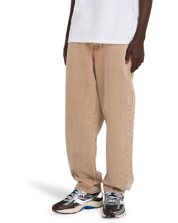 2 Relax 5 - Relaxed Fit Jeans f&uuml;r M&auml;nner Beige ELYDP00138 Element