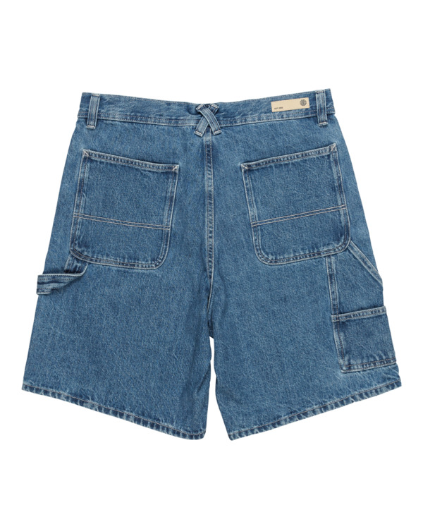 1 Carpenter 20" - Zimmermanns-Jeansshorts für Männer Blau ELYDS00102 Element