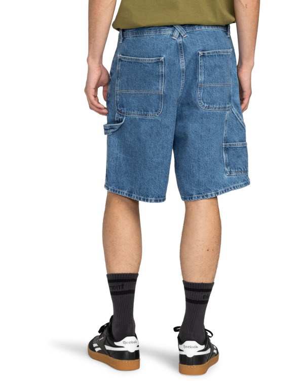 8 Carpenter 20" - Zimmermanns-Jeansshorts für Männer Blau ELYDS00102 Element