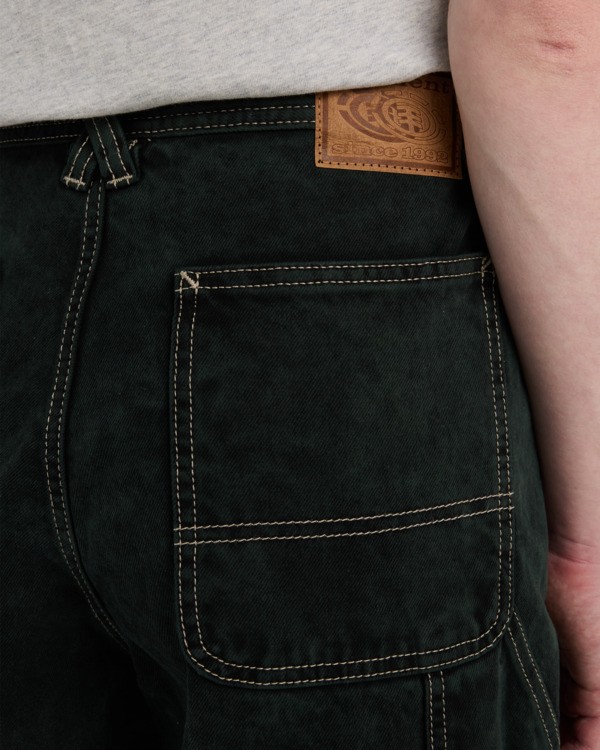 5 Big - Zimmermann-Shorts für Männer Schwarz ELYDS00106 Element