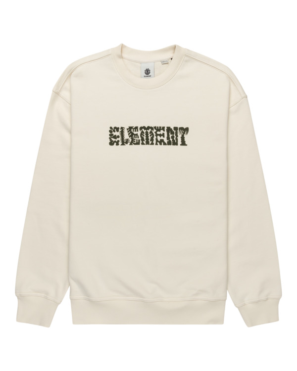 0 Cornell Cipher - Pullover Sweatshirt for Men White ELYFT00161 Element