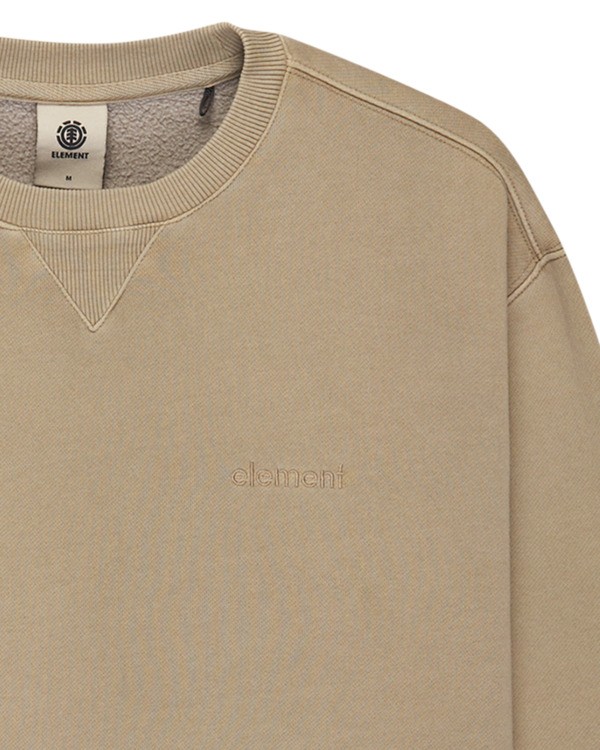 2 Lowcase Pigment Cr - Felpa da Uomo Beige ELYFT00172 Element