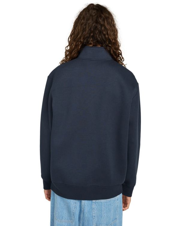 6 Element Co - Felpa con cerniera a un quarto da Uomo Blue ELYFT00178 Element