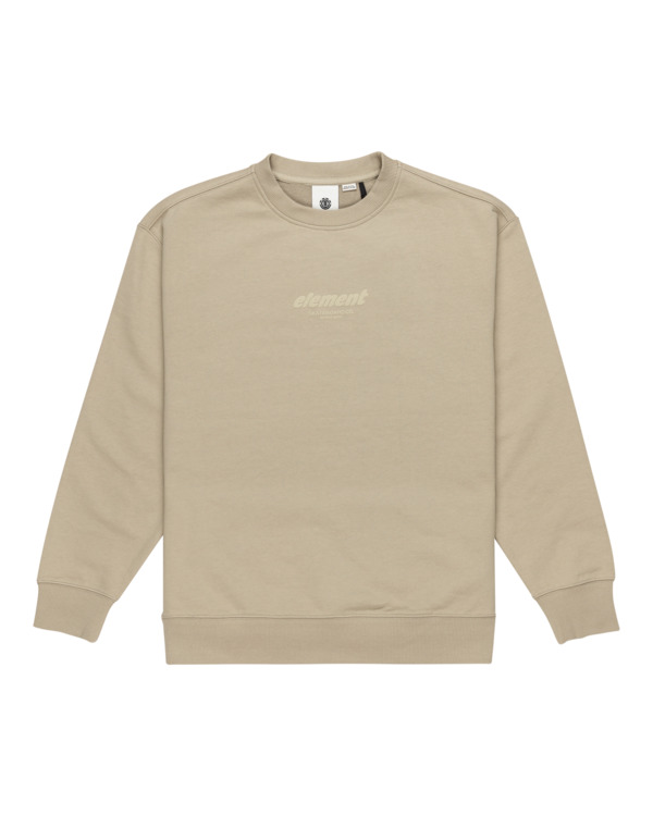 0 Cornell Cipher - Pullover Sweatshirt for Men Beige ELYFT00190 Element