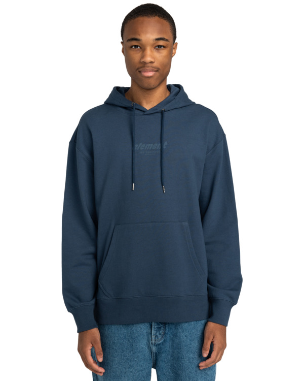 2 Cornell Cipher - Pullover con cappuccio da Uomo Blue ELYFT00191 Element