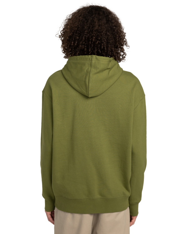 6 Cornell Cipher - Pullover Hoodie for Men Green ELYFT00191 Element