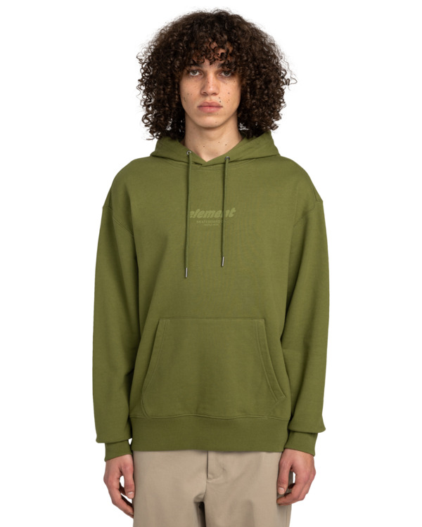 2 Cornell Cipher - Pullover Hoodie for Men Green ELYFT00191 Element