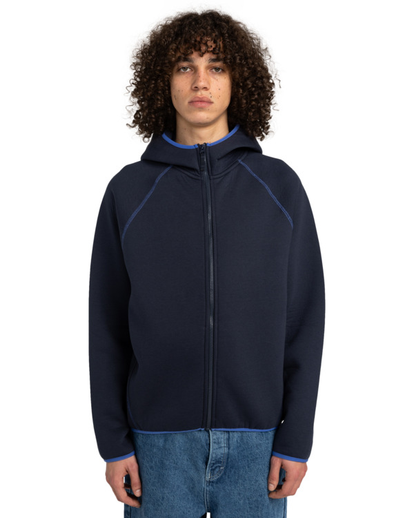 2 Sahtu Rain - Kapuzenpulli mit Reißverschluss für Männer Blau ELYFT00194 Element