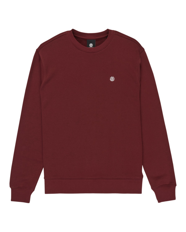0 Icon Embroidery Cr - Sweatshirt für Männer Rot ELYFT00197 Element