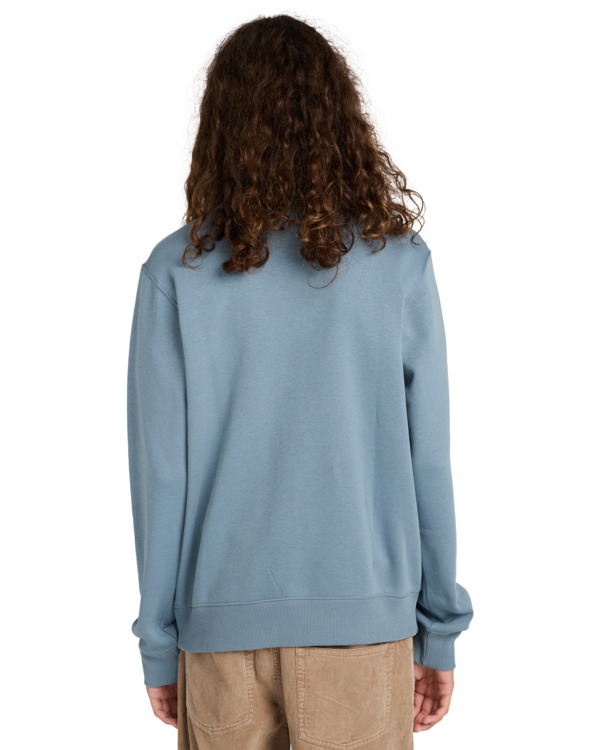 6 Icon Embroidery Cr - Sweatshirt für Männer Blau ELYFT00197 Element