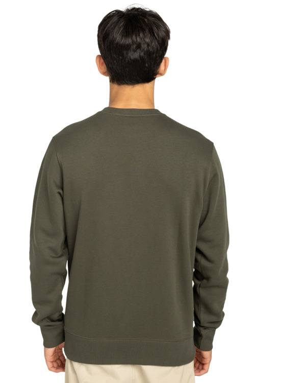 6 Icon Embroidery Cr - Sweater voor Heren Brown ELYFT00197 Element