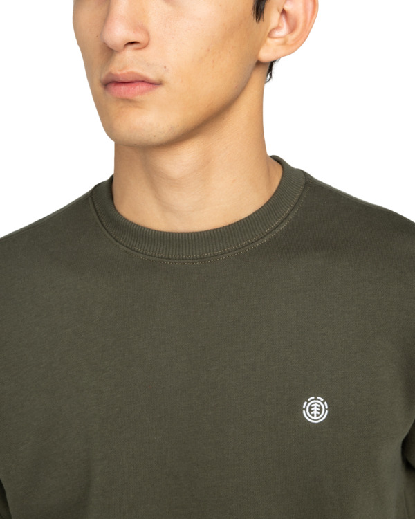 4 Icon Embroidery Cr - Sweater voor Heren Brown ELYFT00197 Element