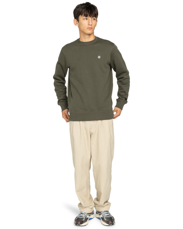 5 Icon Embroidery Cr - Sweater voor Heren Brown ELYFT00197 Element