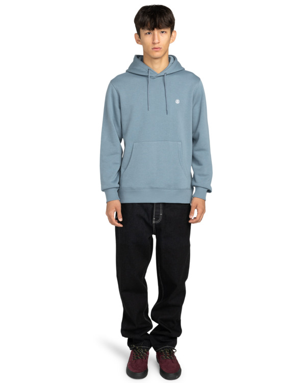 5 Icon Embroidery - Hoodie for Men Blue ELYFT00198 Element