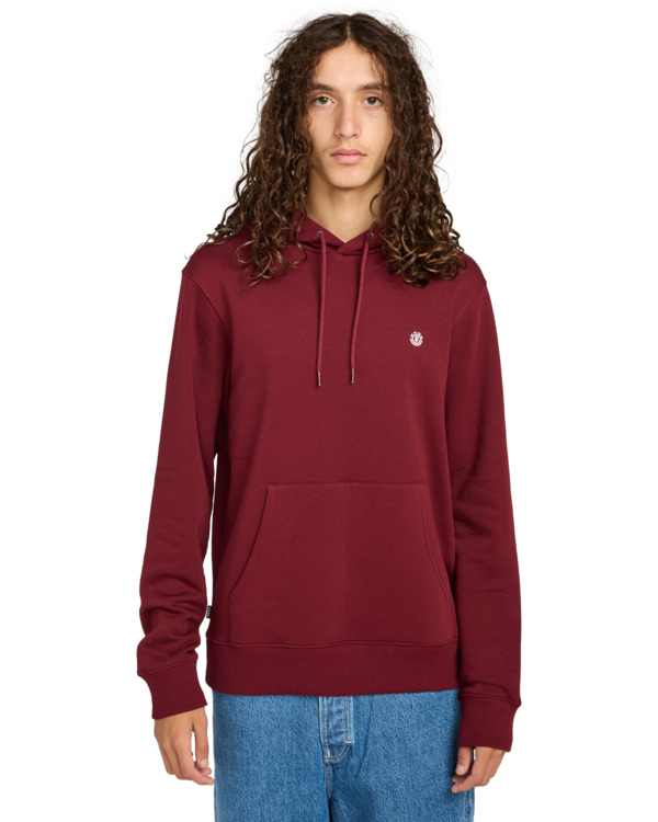 2 Icon Embroidery Po - Hoodie for Men Red ELYFT00198 Element