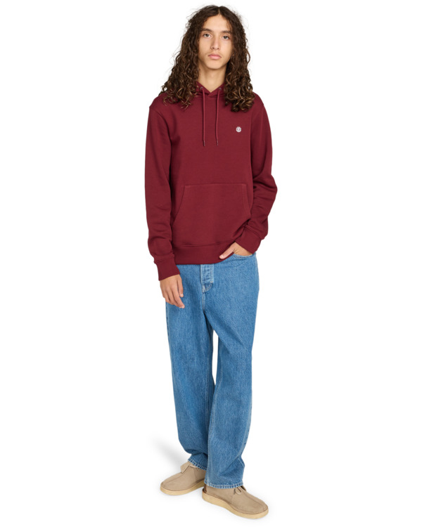 5 Icon Embroidery Po - Hoodie for Men Red ELYFT00198 Element