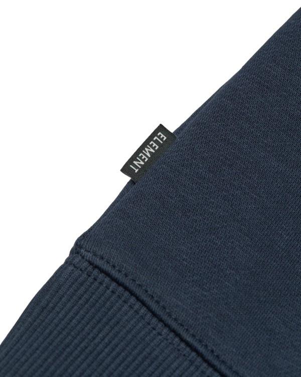 2 Icon Embroidery - Sweatshirt com fecho para homem Azul ELYFT00199 Element