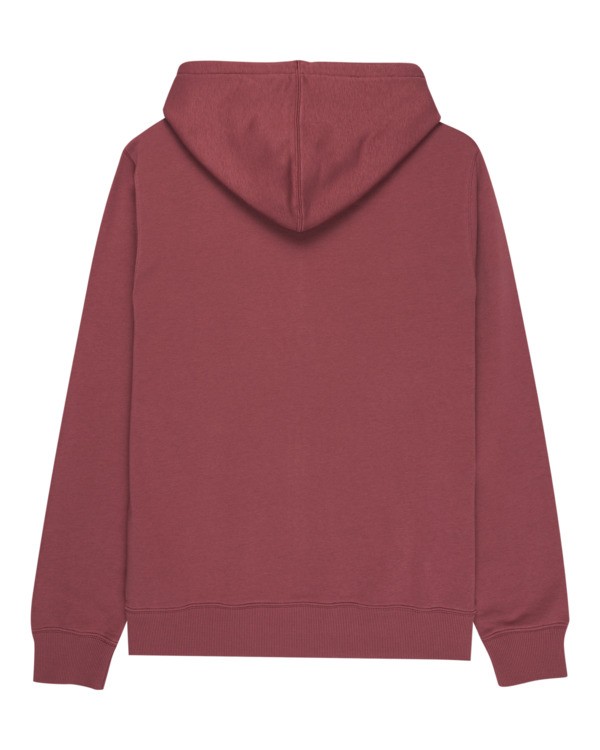 1 Icon Embroidery - Zip Sweatshirt for Men Purple ELYFT00199 Element