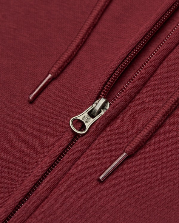 4 Icon Embroidery - Sweatshirt mit Reißverschluss für Männer Rot ELYFT00199 Element