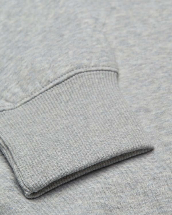 3 Icon Embroidery - Sweater met rits voor Heren Gray ELYFT00199 Element