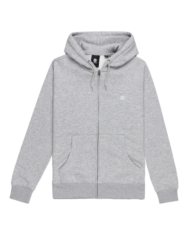 0 Cornell Classic - Zip-Up Hoodie for Men Gray ELYFT00199 Element