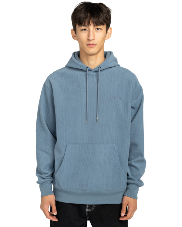 2 Serif Corduroy Po - Sweat à capuche pour Homme Bleu ELYFT00201 Element