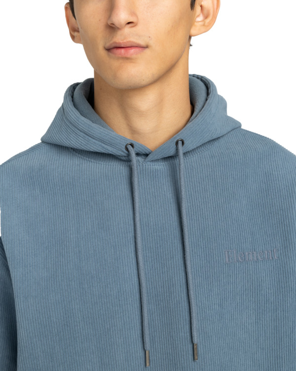 4 Serif Corduroy Po - Sweat à capuche pour Homme Bleu ELYFT00201 Element