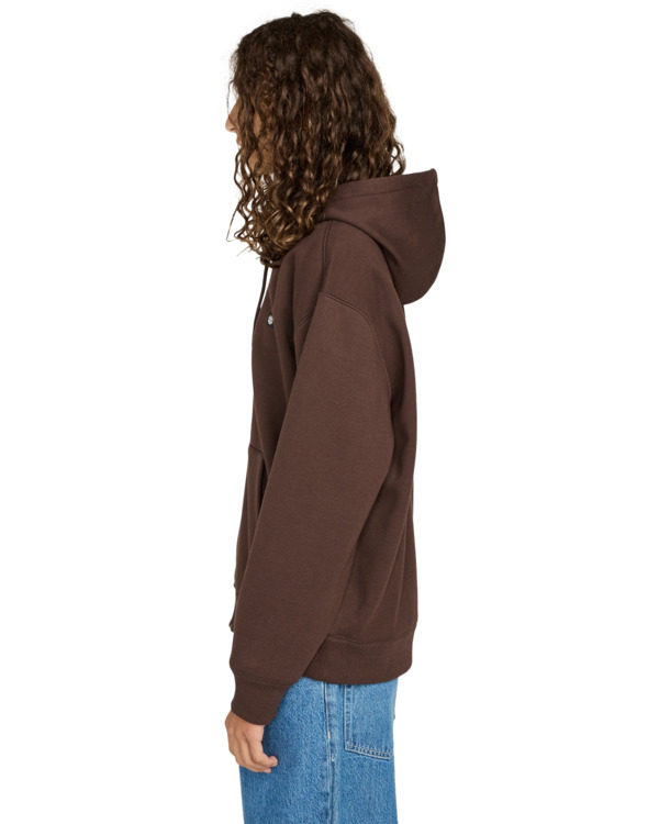 3 Icon Rain - Sweat zippé pour Homme Marron ELYFT00204 Element
