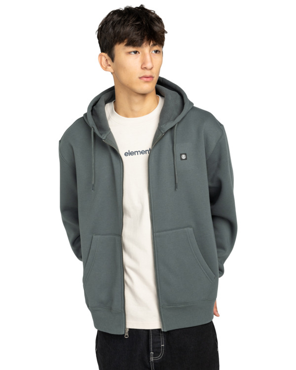 2 Icon Rain - Sweat zippé pour Homme Noir ELYFT00204 Element