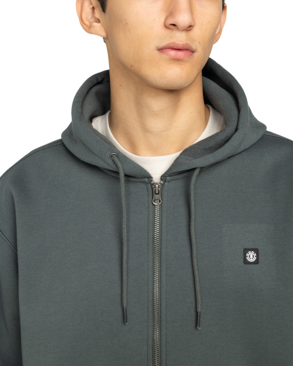 4 Icon Rain - Sweat zippé pour Homme Noir ELYFT00204 Element
