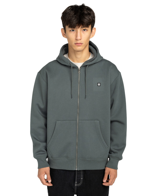 5 Icon Rain - Sweat zippé pour Homme Noir ELYFT00204 Element